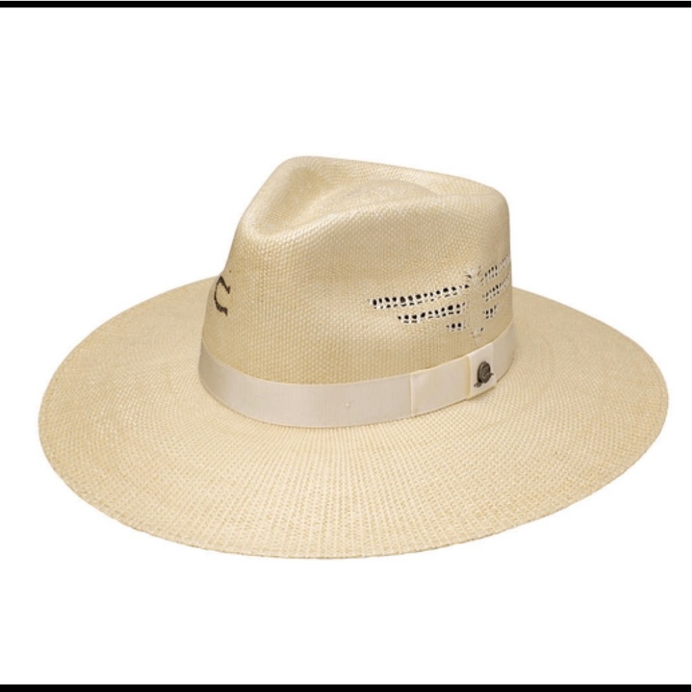 Charlie 1 Horse | Mexico Shore Straw Stiff Brim Hat L